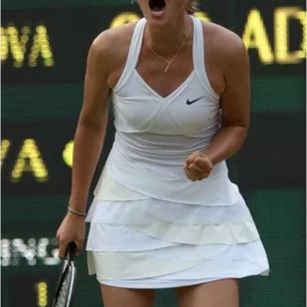 Sure rare Maria Sharapova Wimbledon dress.